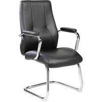 Rocada Bezoekersstoel 985V22 Zwart, Chroom R985290 1 stuk(s) - thumbnail