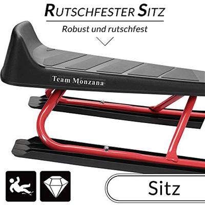 Robuuste stuurbare Stuurslee Rood tot 75kg