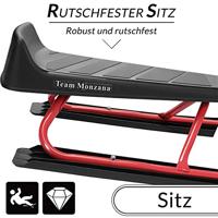 Robuuste stuurbare Stuurslee Rood tot 75kg - thumbnail