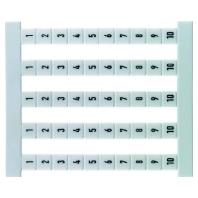 Weidmüller 0460660001 Klemmarkering Wit 500 stuk(s) - thumbnail