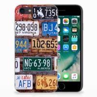 iPhone SE 2022 | SE 2020 | 8 | 7 | Siliconen hoesje | met foto Kentekenplaten - thumbnail