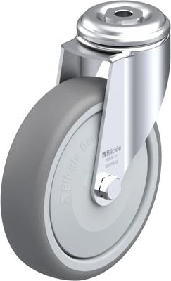 Blickle LKRA-TPA 126KF-11 Zwenkwiel Wieldiameter: 125 mm Draagvermogen (max.): 120 kg 1 stuk(s)