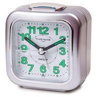 Analoge alarmklok Timemark Zilverkleurig - thumbnail
