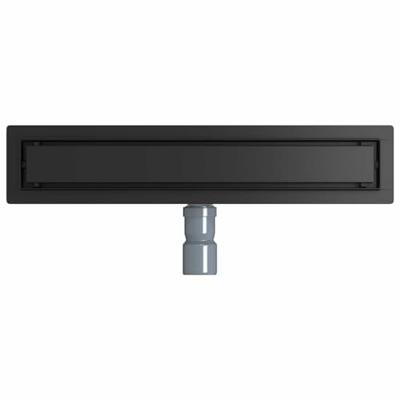 VidaXL Doucheafvoer 2-in-1 met 360° sifon zwart 50 cm