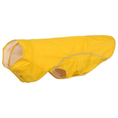 VidaXL Hondenregenjas met reflecterende strips polyester geel xl