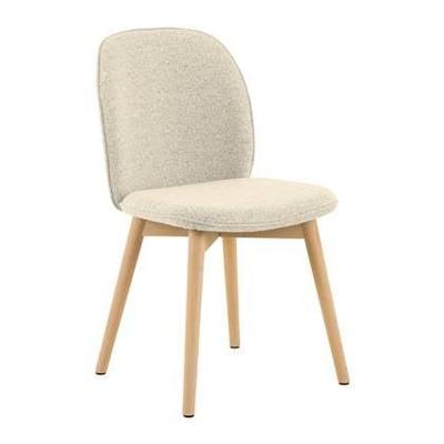 Bendt Eetkamerstoel 'Tijn' Bouclé, kleur Crème Bendt Eetkamerstoel 'Tijn' Bouclé, kleur Crème