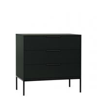 WOOOD Ladekast / Commode 'Adam' kleur Zwart - thumbnail