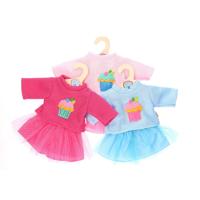 Heless Poppen pullover met rok, 35-45 cm - thumbnail