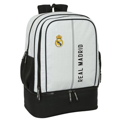 Gymtas Real Madrid C.F. 24/25 Wit Grijs 35 x 50 x 24 cm Gymtas Real Madrid C.F. 24/25 Wit Grijs 35 x 50 x 24 cm