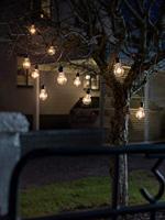 Konstsmide 2383-800 Lichtgordijn Binnen/buiten Energielabel: G (A - G) werkt op het lichtnet Aantal lampen 90 LED Barnsteen Verlichte lengte: 4.5 m - thumbnail