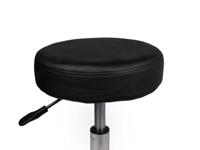 Tabouret kruk zwart hoge gasveer - thumbnail