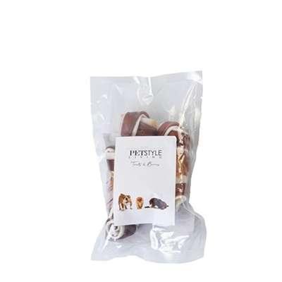 Petstyle Living geknoopt bot multicolor met kip