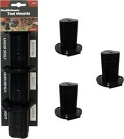 StealthMounts TM-MW12-BLK-3 machinehouder voor Milwaukee M12 | Zwart | 3-pack - TM-MW12-BLK-3 - thumbnail