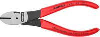 Knipex Kracht-zijsnijtang zwart geatramenteerd met kunststof bekleed 140 mm - 7401140 - thumbnail