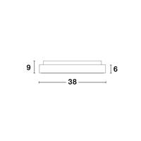 Lyora PlafondlampRando Thin goud Ø 38cm - 9353832 - thumbnail