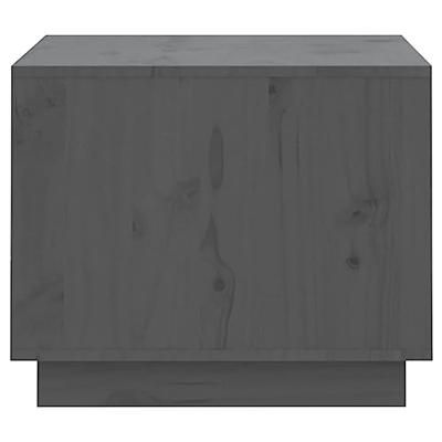 Salontafel 120x50x40,5 cm massief grenenhout grijs