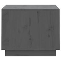 Salontafel 120x50x40,5 cm massief grenenhout grijs - thumbnail