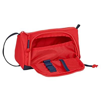 Schoolpennenzak RFEF Blauw Rood 20 x 11 x 8.5 cm