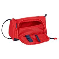 Schoolpennenzak RFEF Blauw Rood 20 x 11 x 8.5 cm - thumbnail