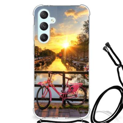 Samsung Galaxy S23 FE Telefoonhoesje met valbescherming Amsterdamse Grachten Samsung Galaxy S23 FE Telefoonhoesje met valbescherming Amsterdamse Grachten