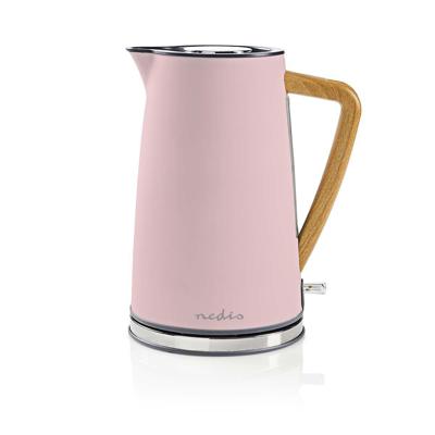 Elektrische waterkoker | 1,7 l | Soft-touch | Roze
