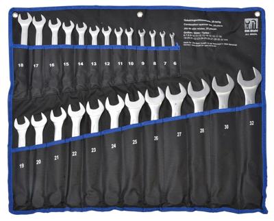 SW STAHL Sw-stahl ring-steeksleutel set fork ring wrench set 25-part