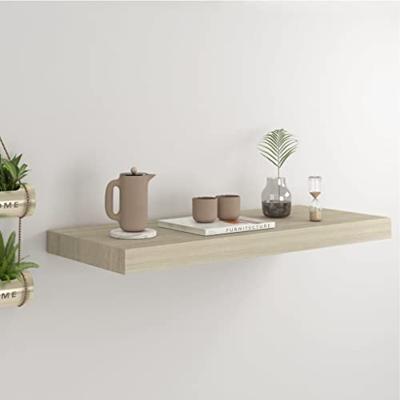 VidaXL Wandschap zwevend 60x23,5x3,8 cm mdf eikenkleurig VidaXL Wandschap zwevend 60x23,5x3,8 cm mdf eikenkleurig