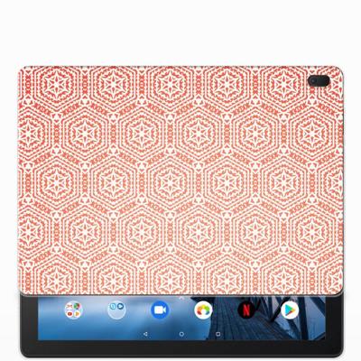 Lenovo Tab E10 Hippe Hoes Pattern Orange Lenovo Tab E10 Hippe Hoes Pattern Orange