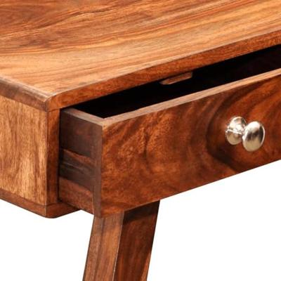 Wandtafel met 3 lades 76 cm massief acaciahout