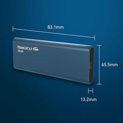 Externe Harde Schijf Team Group PD1000 Blauw SSD 2 TB