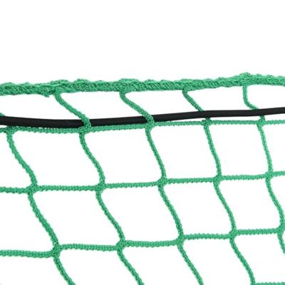 VidaXL Aanhangwagennet elastisch touw 6x3,5 m polypropeen groen - thumbnail
