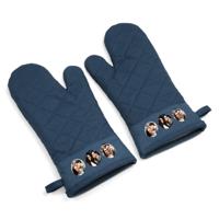 Ovenwanten bedrukken - Blauw - thumbnail