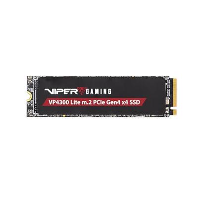 Patriot vp4300 lite 1 tb ssd (zwart, pcie 4.0 x4, nvme 2.0, m.2 2280)