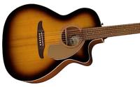Fender Newporter Player Sunburst WN Gold Pickguard elektrisch-akoestische westerngitaar - thumbnail