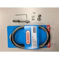 Elvedes Kabelset trommelrem 1.70m/2.35m rvs zwart - thumbnail