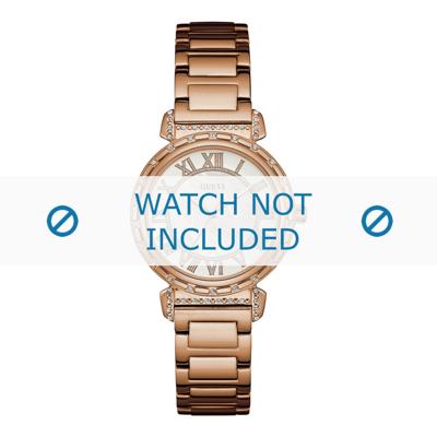 Guess horlogeband W0831L2 South Hampton Staal Rosé 16mm Guess horlogeband W0831L2 South Hampton Staal Rosé 16mm