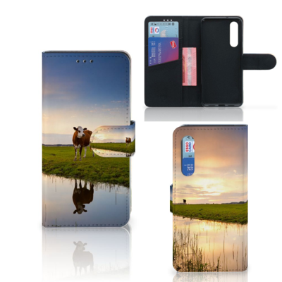 Xiaomi Mi 9 SE | Telefoonhoesje | Met pasjeshouder | Koe Xiaomi Mi 9 SE | Telefoonhoesje | Met pasjeshouder | Koe