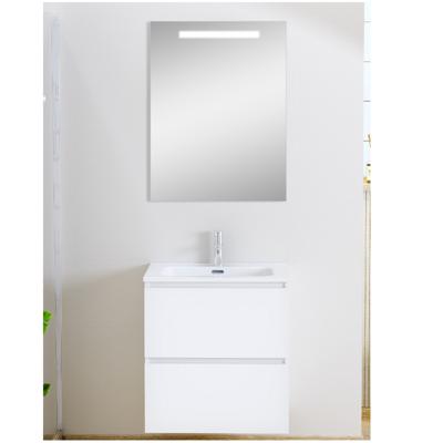 Badmeubel BWS Mark Compleet Met Led Spiegel 60 cm Mat Wit Boss & Wessing