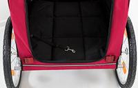 Trixie hondenfietskar zwart / rood 75x63x68 cm - thumbnail