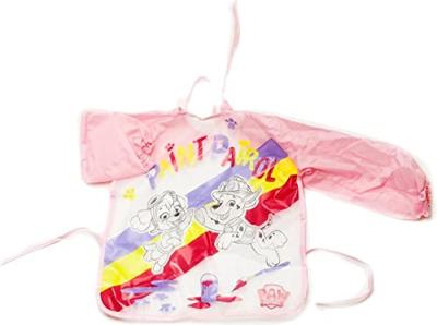 Paw Patrol vingerverfset met schort roze