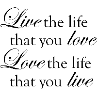 The life - Muursticker - thumbnail