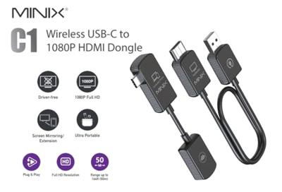 Minix C1 Draadloze HDMI-set 50 m 5 GHz 1920 x 1080 Pixel Minix C1 Draadloze HDMI-set 50 m 5 GHz 1920 x 1080 Pixel