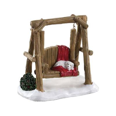 Kerstfiguur Rustic log swing LEMAX - Lemax