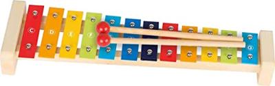 Goki houten xylofoon met liedboek, 4dlg. Goki houten xylofoon met liedboek, 4dlg.