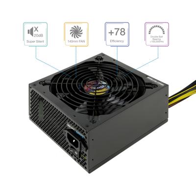 Voedingsbron TooQ TQAPOLO-600SP ATX 600 W CE - RoHS - thumbnail