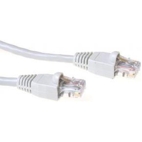ACT Witte 5,00 meter U/UTP CAT6A patchkabel snagless met RJ45 connectoren
