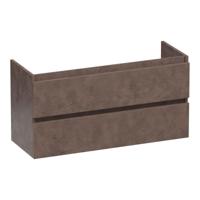 Brauer Joy - Onderkast Ondiep - 100 cm - met 2 Softclose Lades Greeploos en 1 Sifon Uitsparing - Erosion - thumbnail