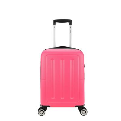Decent Neon-Fix Trolley 55 pink Harde Koffer