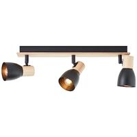 Brilliant PlafondlampDaintree 3-lichts zwart - 99712/76 - thumbnail