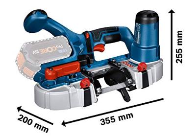 Bosch Blauw GCB 18V-63 Accubandzaag Solo | zonder accu&apos;s en lader in L-boxx - 06012A0401